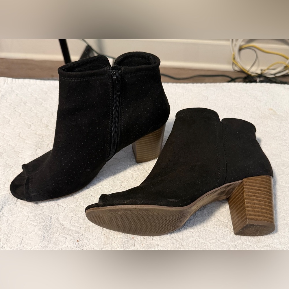 Black Suede Ankle Boots